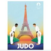 Affiche Officielle J.O. Paris 2024.