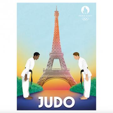 Affiche Officielle J.O. Paris 2024.